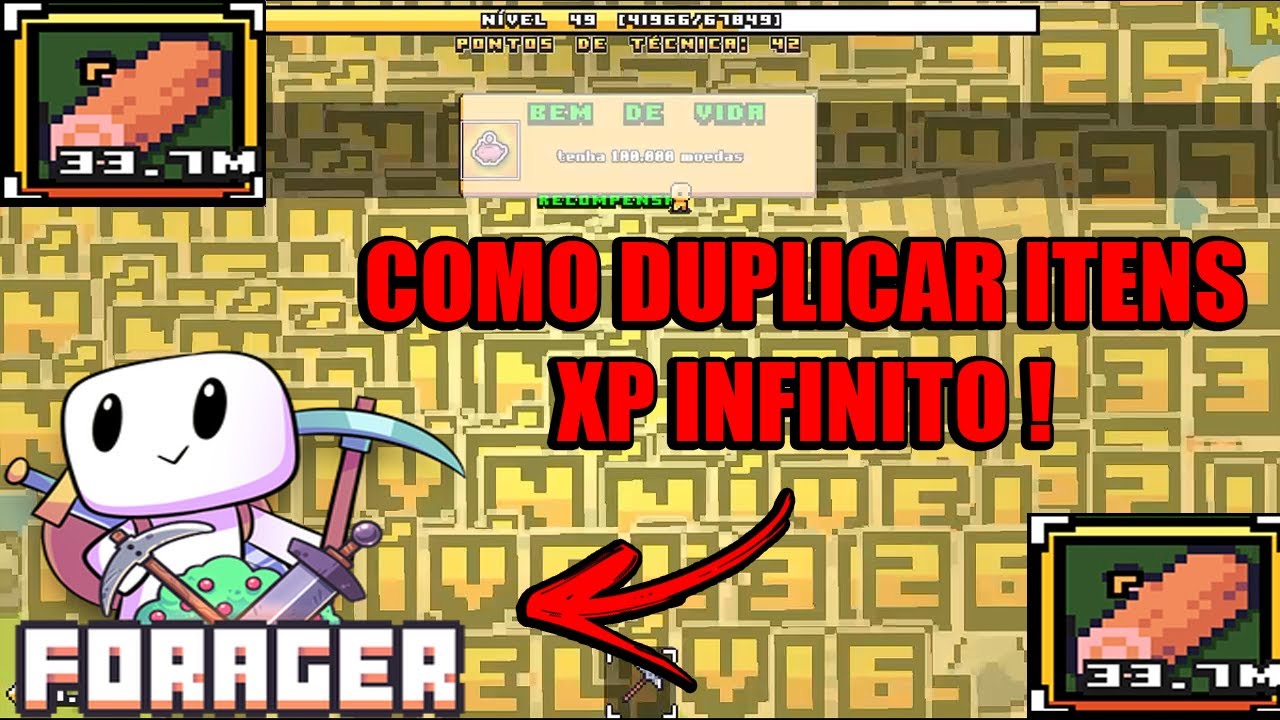 Forager COMO DUPLICAR ITENS E XP Infinito MELHOR BUG (PS4)(XBOX)(PS5