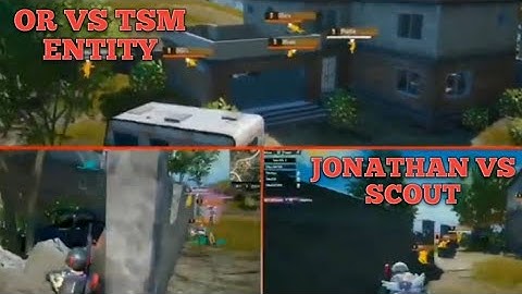 TSM ENT VS OR LATEST 4 VS 4 FIGHT || SCOUT VS JONATHAN || PMWL