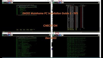 EMZ02 MAINFRAME PC HERCULES ZOS113 TIPS INSTALL Checkcon