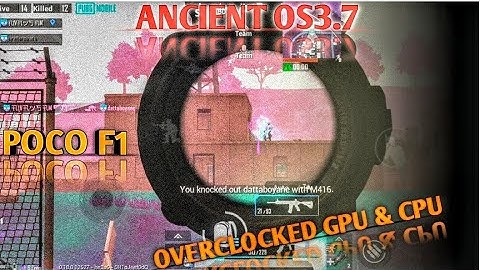 Ancient OS 3.7 Poco F1 |Better than Corvus OS for Pubg gaming?🔥🔥