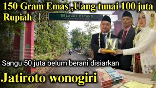 PERNIKAHAN PARA WARGA ELITE DI DESA JATIROTO WONOGIRI