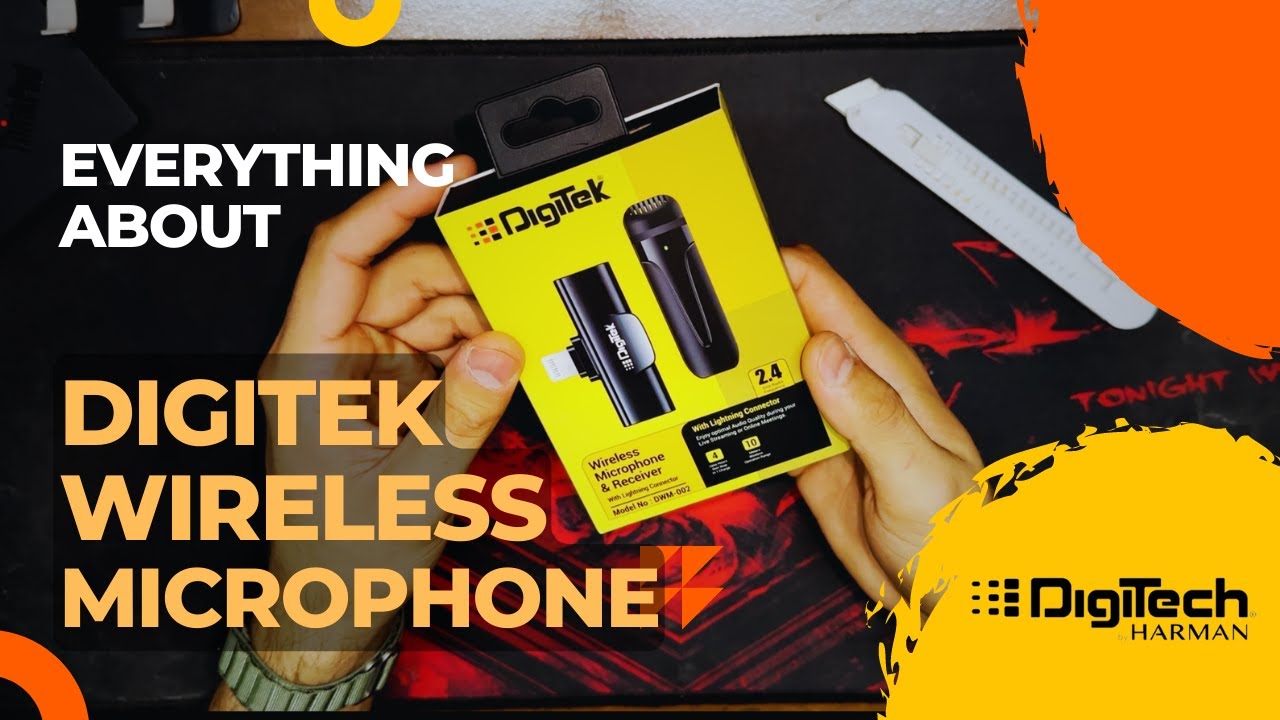 Unboxing and Review Digitek Wireless Mic Everything about Digitek