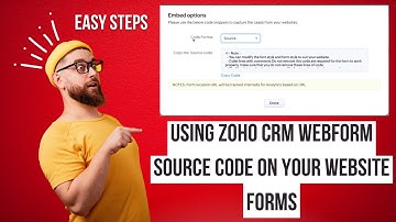 How to Use Zoho CRM Webforms Source Code to Capture Leads on Your Website