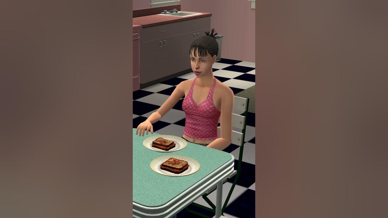 Grilled Cheese | The Sims 2 #shorts - YouTube