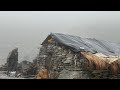 Best life in the nepali himalayan village during the winter  best compilation rainy time