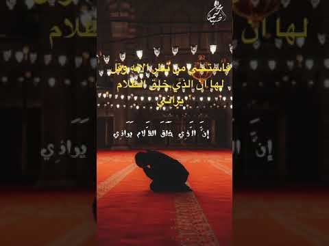 فاستحي من نظر الاله وقل لها ان الذي خلق الظلام يراني المنشد محمد ضياء 7