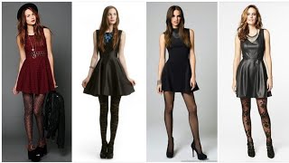 Faux Leather Midi and Bodycon Dresses for Chics and babes/Latex Vinyl Outfits