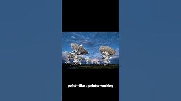 Hoe radiotelescopen onzichtbare golven omzetten in verbluffende ruimtebeelden? #ruimte #universum...