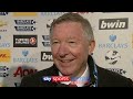 Sir Alex Ferguson after his final game at Old Trafford