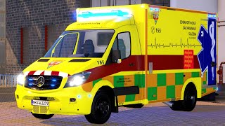 Emergency Call 112 - Prague Ambulance Responding! 4K