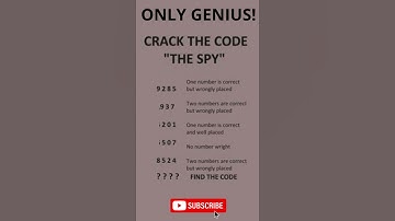 Could you crack the code and unlock this code? | Challenging Puzzle and Brain Teaser #shorts