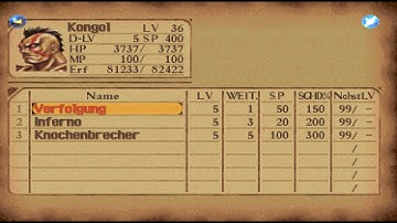 The Legend of Dragoon - Kongol - Addition (Zusatz) LV1 - Verfolgung (German)