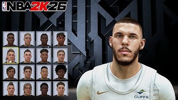 NBA 2K26 Best Lonzo Ball Face Creation
