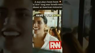 Man Played Boom Boom Tel Aviv Infront Of Israelis In American Restaurant