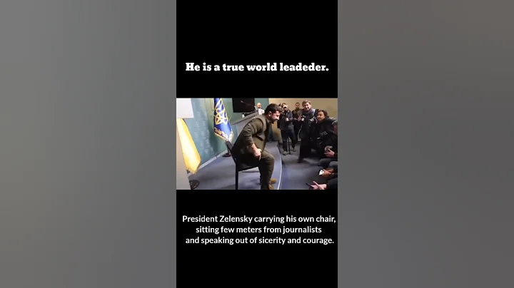Zelensky is a true leader. #shorts #viralvideo #zelensky #ukraine #russia