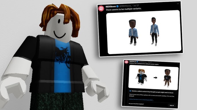 RBXNews on X: Roblox has updated the default avatar.   / X