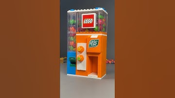Working Lego Candy Vending Machine with Safe #lego