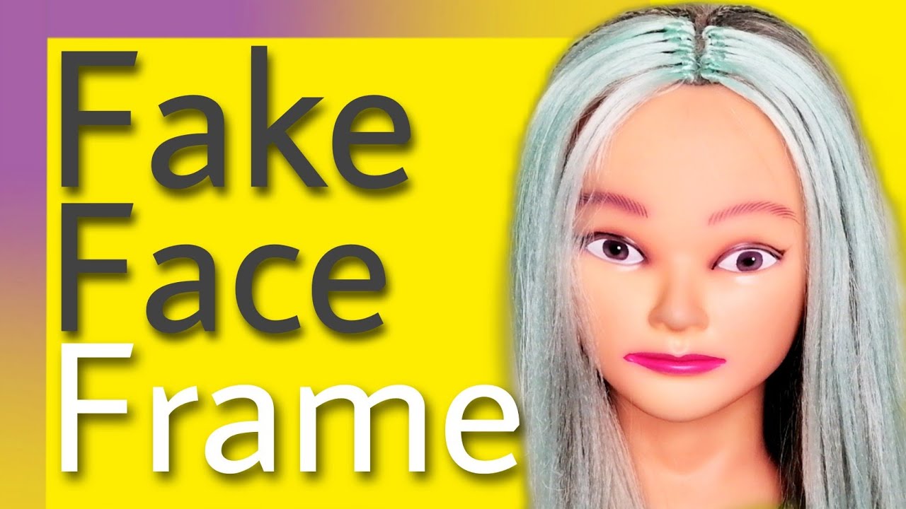 Crochet braid Tutorial - fake face frame - YouTube