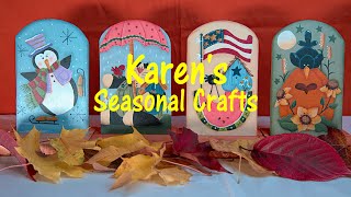 How to make seasonal tole painted crafts