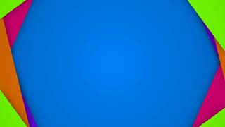 Colorful Square Frames on Blue   HD Video Background Loop