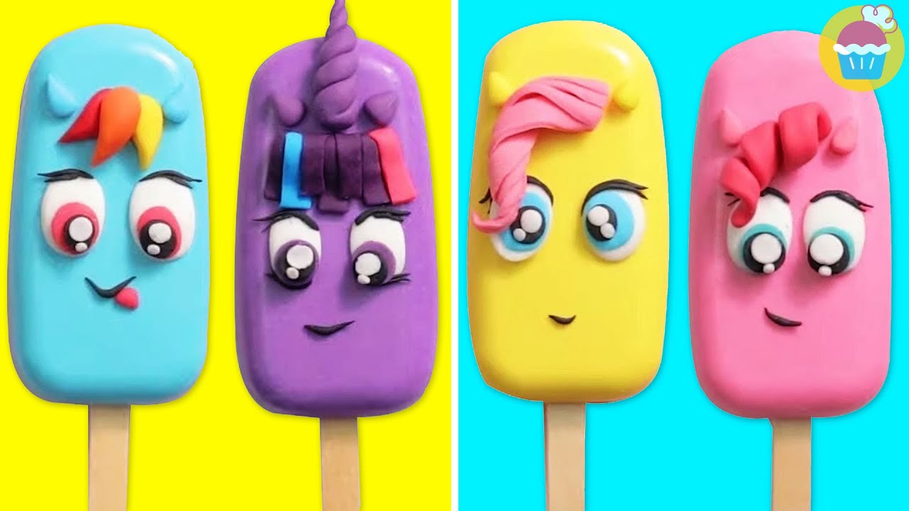 Quick and Fun Cakesicles at Home |  My Little Pony Cakesicles 