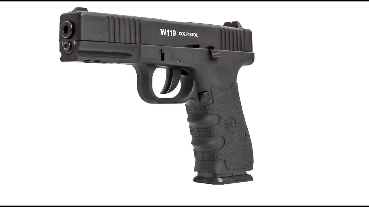 Teste Pistola de pressão w119  CO2