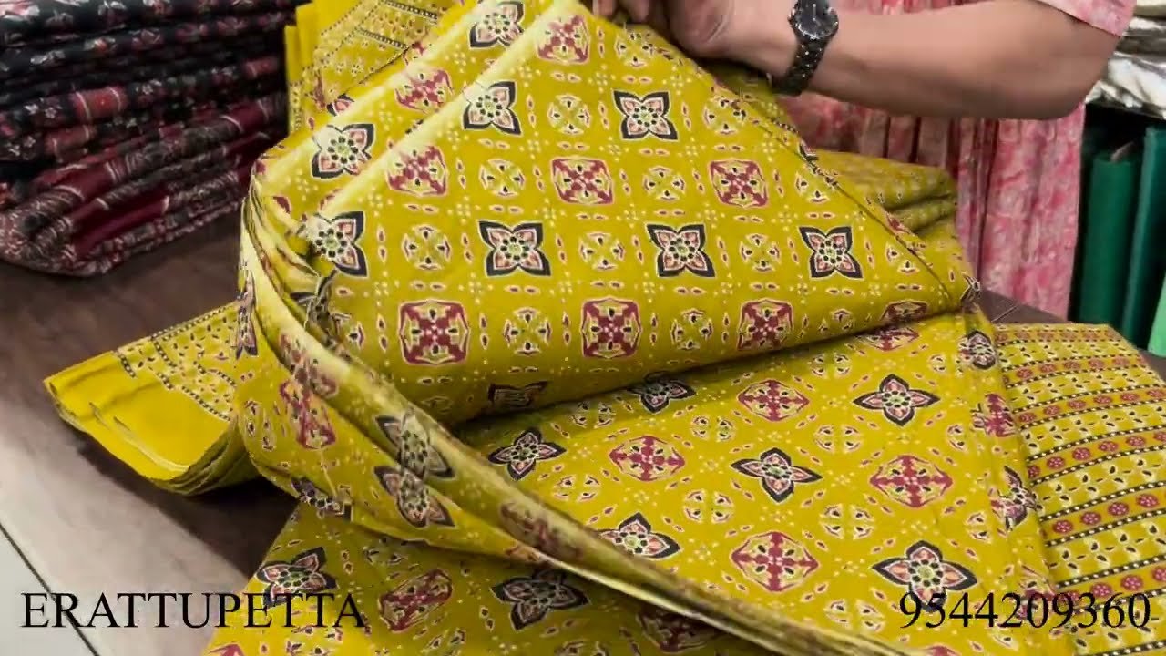 ALL NEW SOFT COTTON & KATHA FABRIC COLLECTION- 3PC SETS. 9544209360..free shipping 