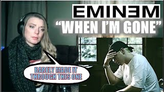 FIRST time hearing | Eminem When I'm Gone | Almost had to stop this one short...