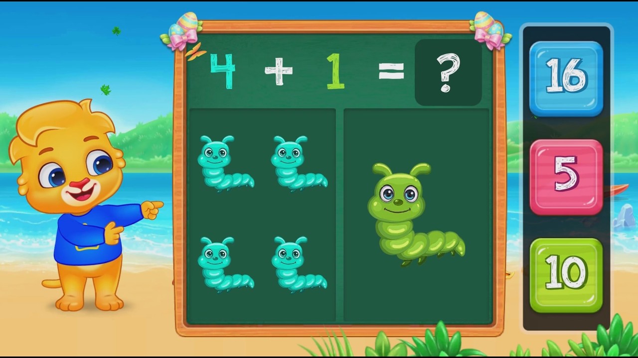 Learn Addition with Lucas the Lion! 🦁 Math for Kids & Toddlers
