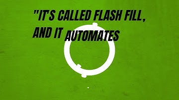 Excel Flash Fill Magic - Automate Repetitive Tasks in Seconds! 🚀