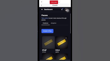 How to create a game pass with phone!!! | #roblox #gamepass