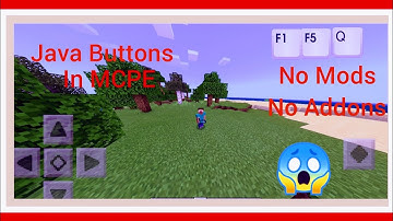 F5,F1 And Q buttons for Minecraft PE | F5 button for Minecraft PE