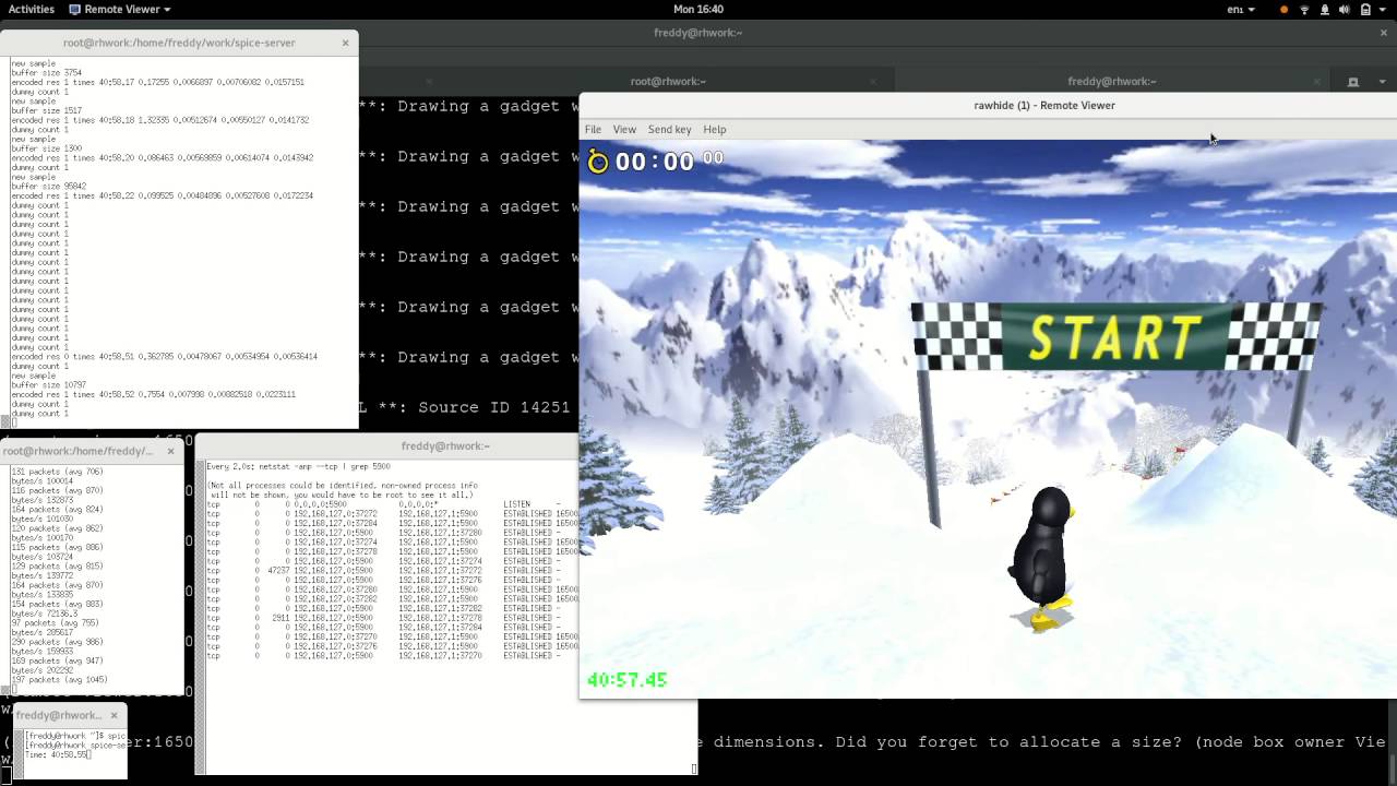 Remote Virgl, Extreme Tux Racer and VAAPI