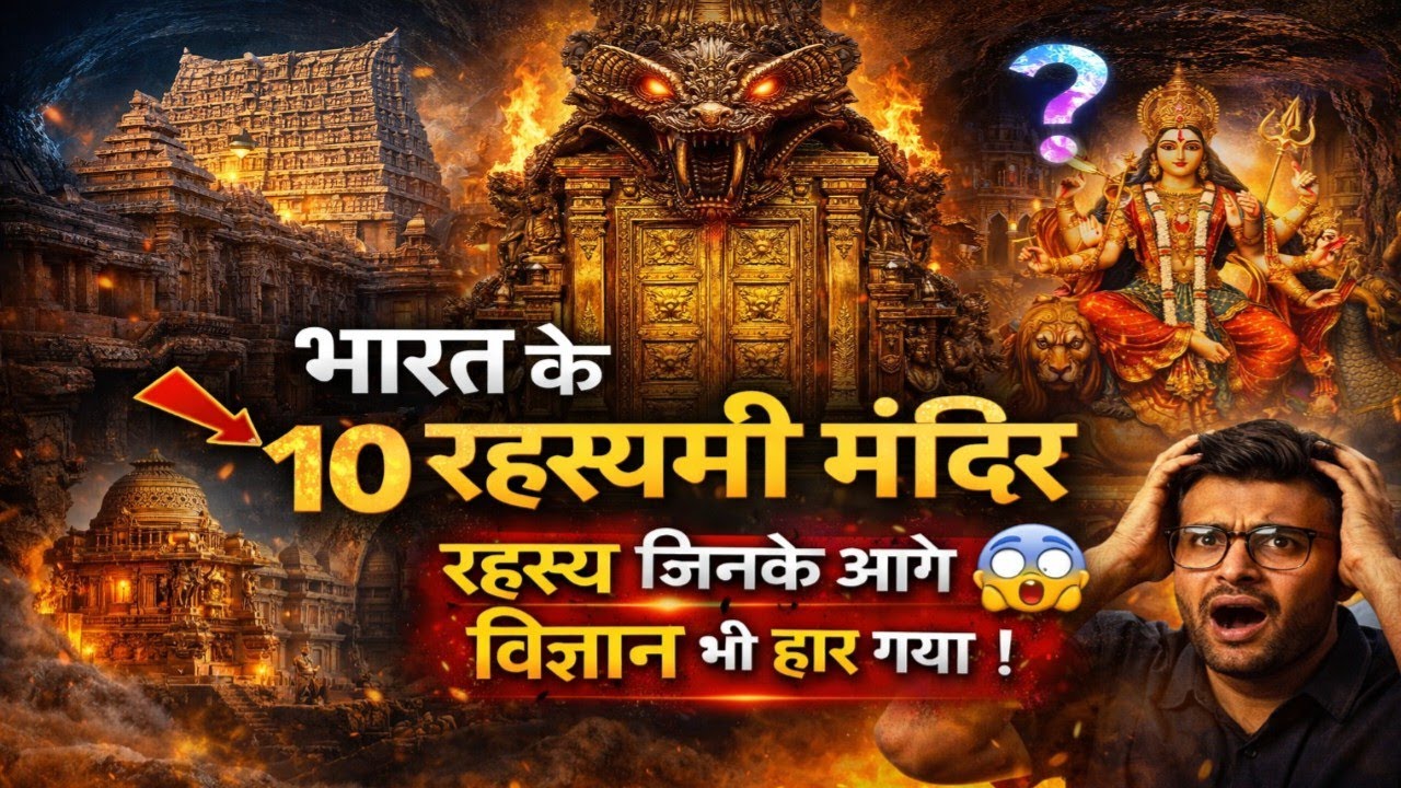 भारत के 10 सबसे रहस्यमयी मंदिर | Ancient Indian Temples Mystery | Science Failed 😱 | top 10 temple