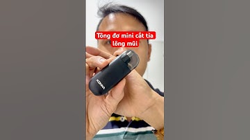 Tông đơ điện mini cắt tỉa lông mũi konka #haibeoreview90 #tongdodien #tongdodienminicattialongmui