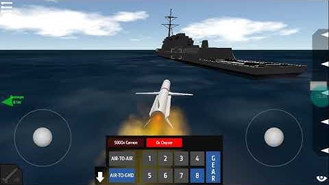 i used CLEAVER MISSILES to sink ships on simpleplanes