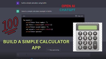 How to build a simple calculator app using chatgpt under 2 minutes guarantied