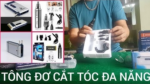 tông đơ cắt tóc cạo râu tỉa lông mũi đa năng tiện ích máy cạo râu siêu công nghệ cho mọi người