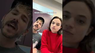 angela and tommy acting as kristin on traitors