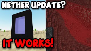 Nether Update in Bloxd io? | IT WORKS! #shorts screenshot 5