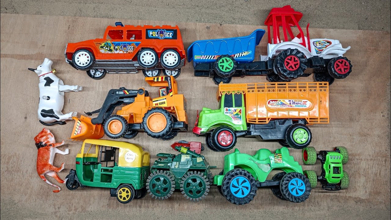 gadi wala cartoon tractor trali jcb cartoon jcb dumper cartoon video part 5 YouTube