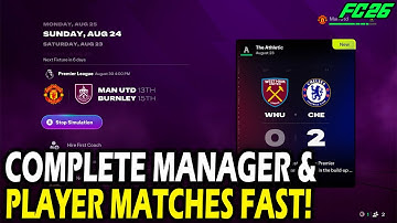 How to Complete Manager & Player Career Mode Match Objectives in 1 Minute! FC 26