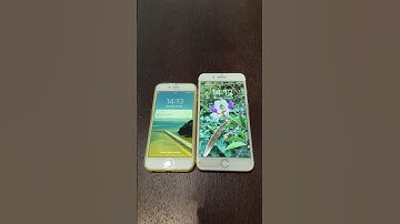 iPhone 6 on iOS 10 vs iPhone 7 Plus on iOS 15 boot up test #shorts #iphone6 #ios10 #iphone7plus #ios