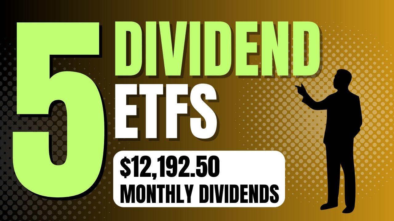 5 Best Monthly Dividend ETFs Passive Income dividends investing 