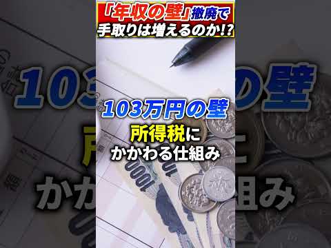 年収103万円の壁とは何なのか?#shorts