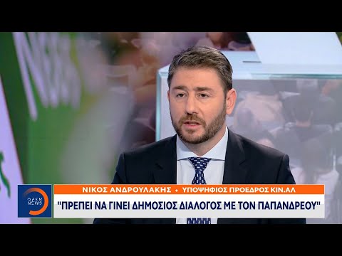 Νίκος Ανδρουλάκης: Ζητώ καθαρή εντολή για ανανέωση και πολιτική αυτονομία | Κεντρικό Δελτίο Ειδήσεων