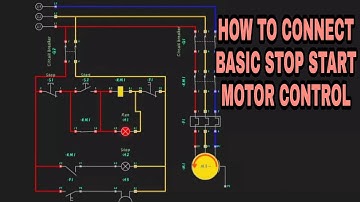BASIC STOP START MOTOR CONTROL || SIMURELAY