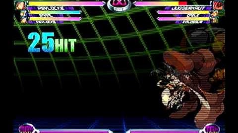 MvC2: Psylocke Psy-Blast Infinite (4 reps = 56 hits)