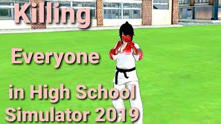 Killing Everyone in High School Simulator 2019 screenshot 5
