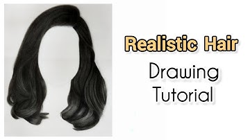 Realistic Hair Drawing Tutorial | Step by Step Guide for Beginners